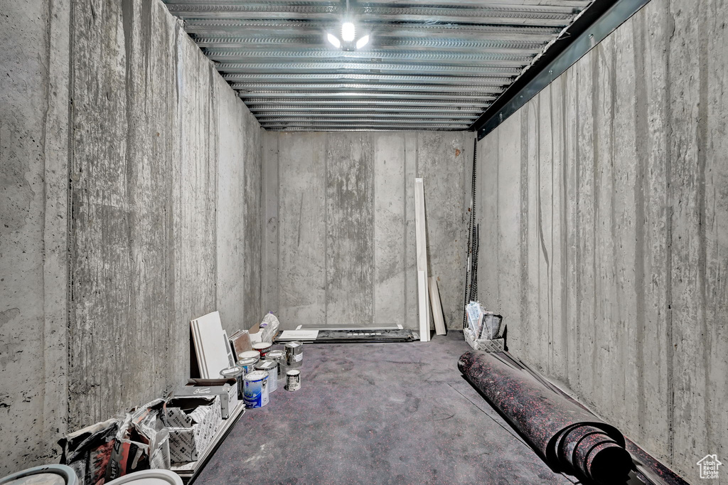 View of basement