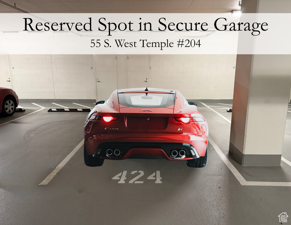 View of parking deck