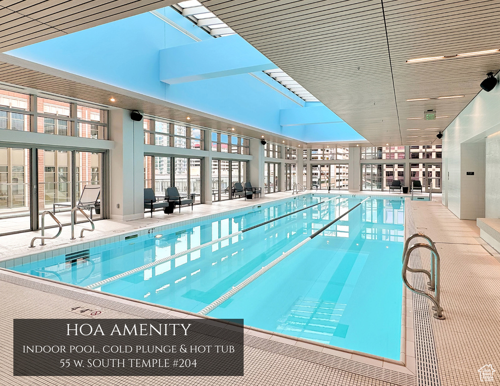 View of indoor pool
