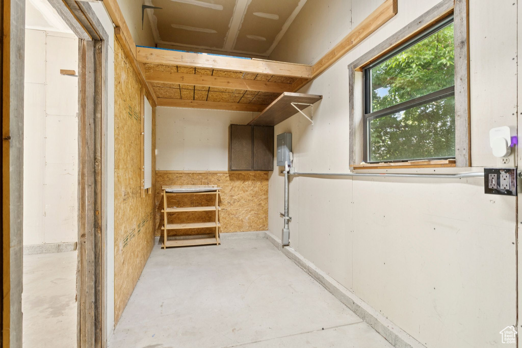View of storage room