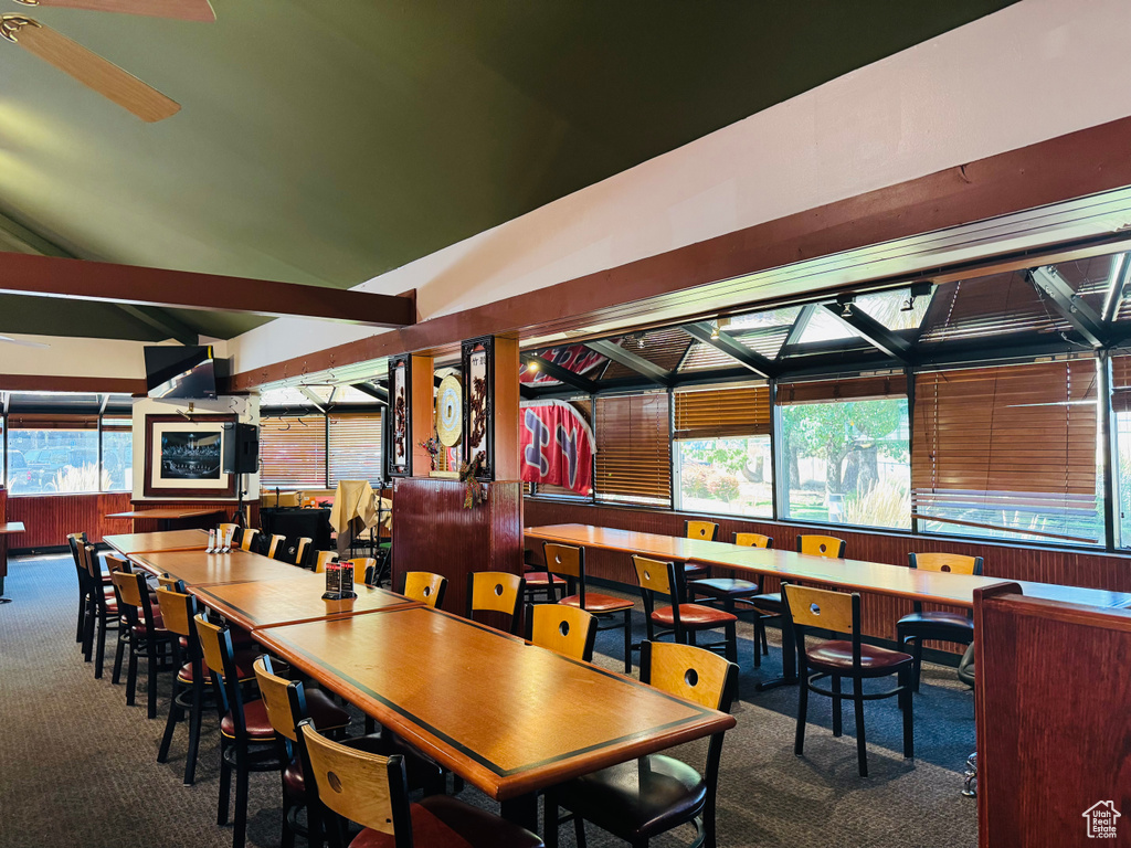 Interior space with outdoor dining space