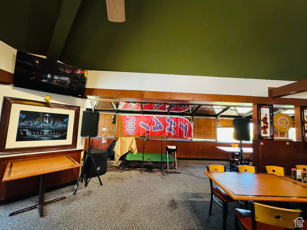 Reception featuring a surveillance system