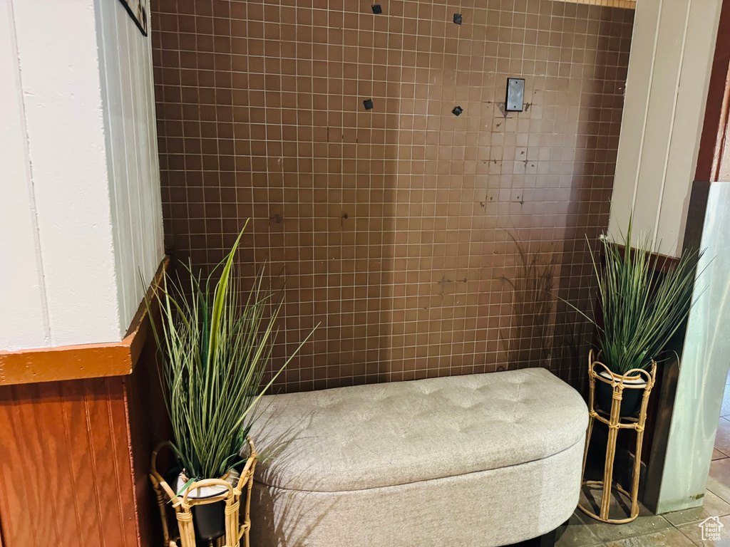 Bathroom featuring tile patterned floors