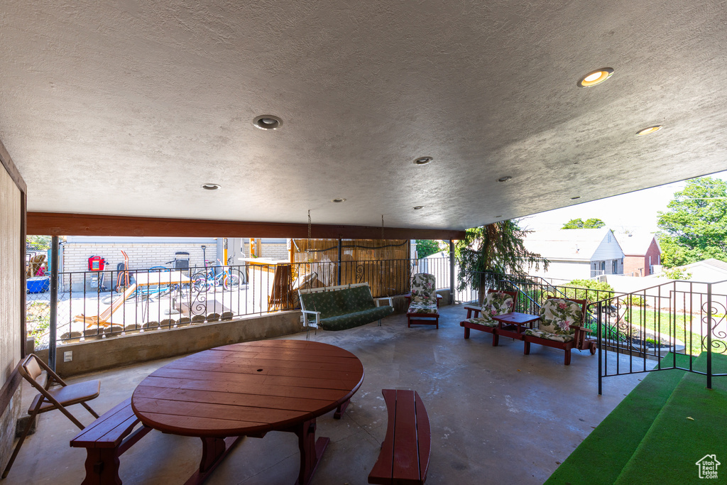 View of patio