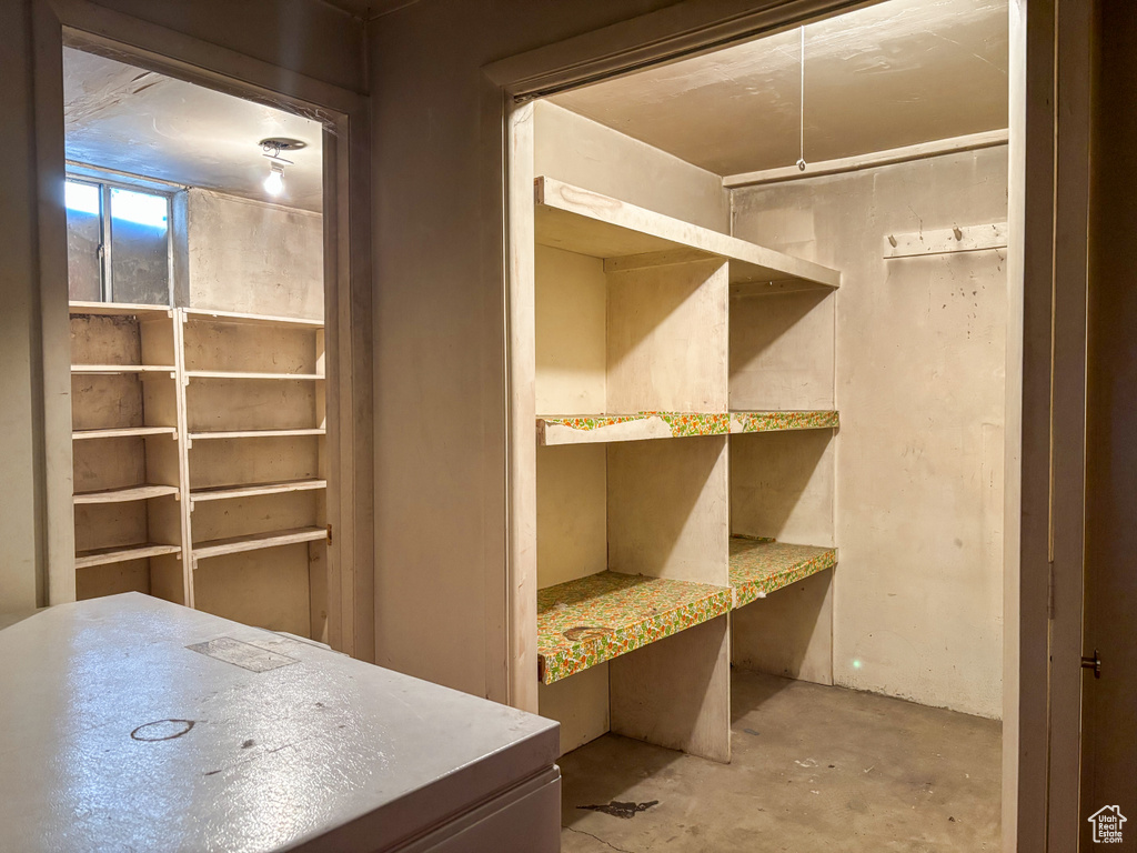 View of spacious closet