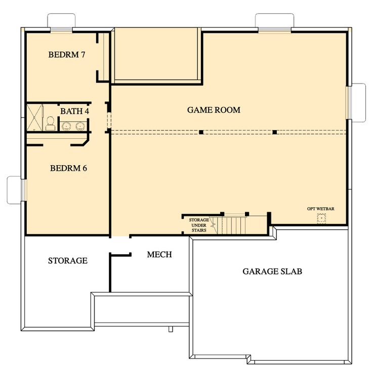 View of room layout