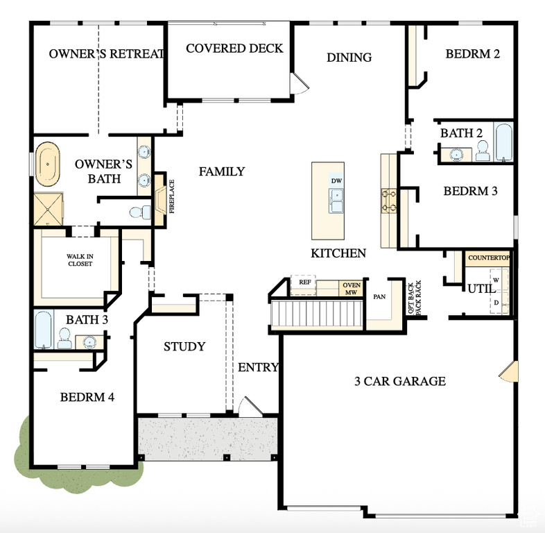 View of home floor plan