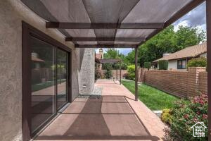 View of patio