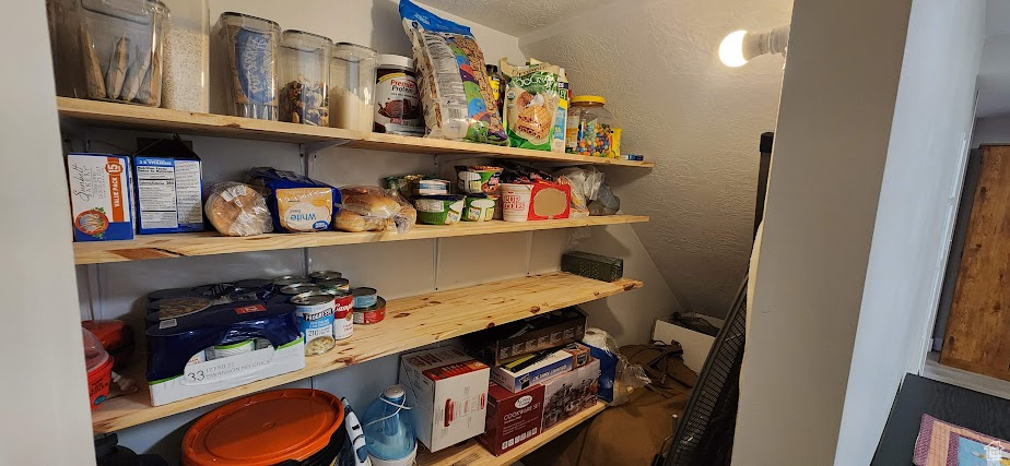 View of storage area