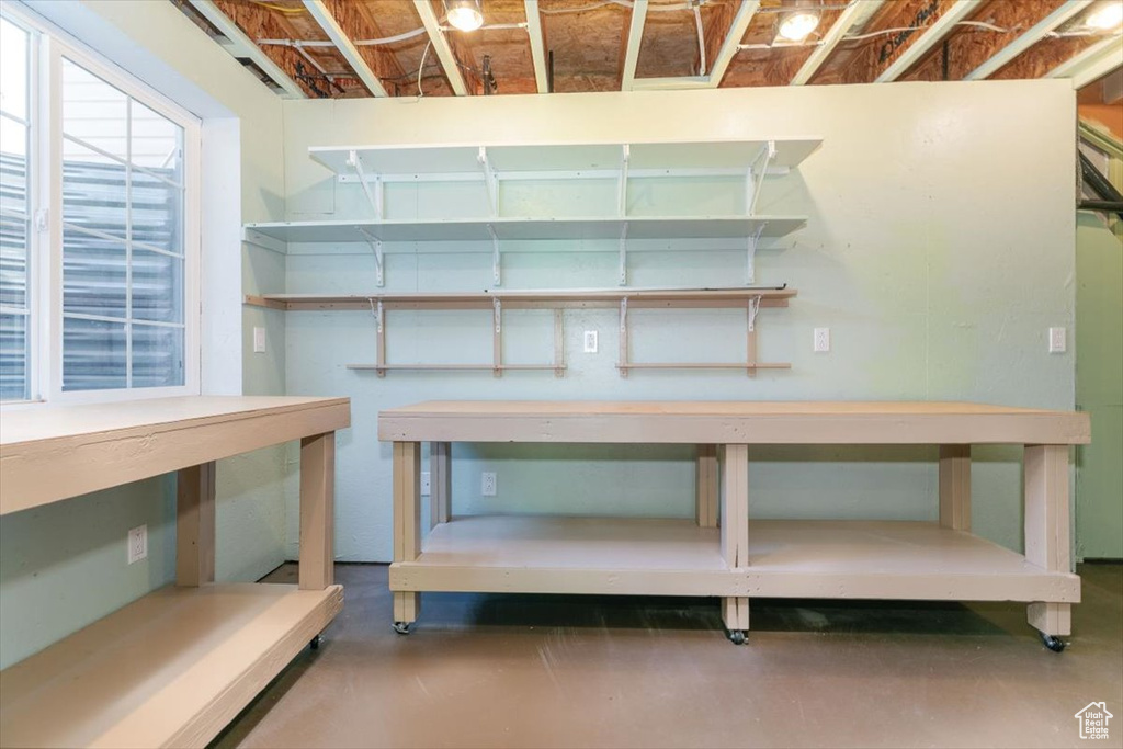 View of basement