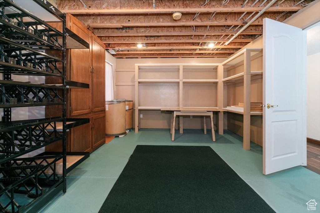 View of basement