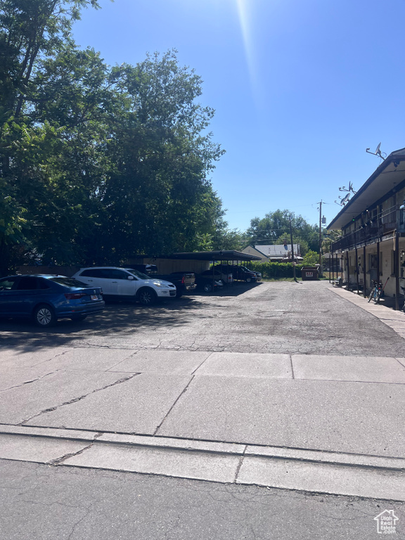 View of concrete road