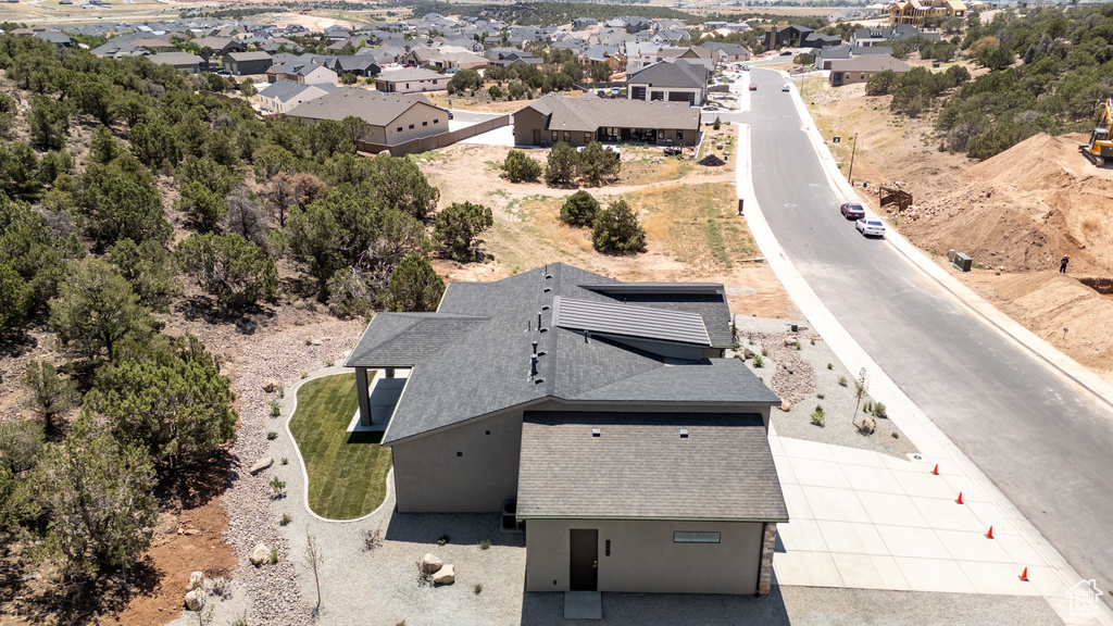 Aerial view of property and surrounding area