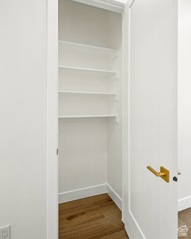 View of closet