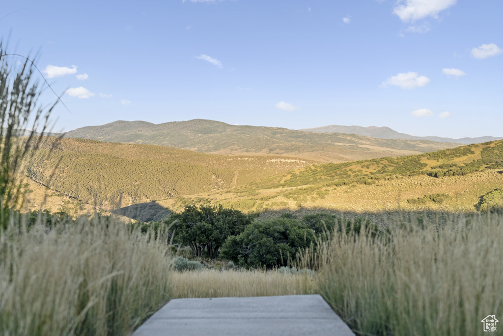 View of mountain backdrop