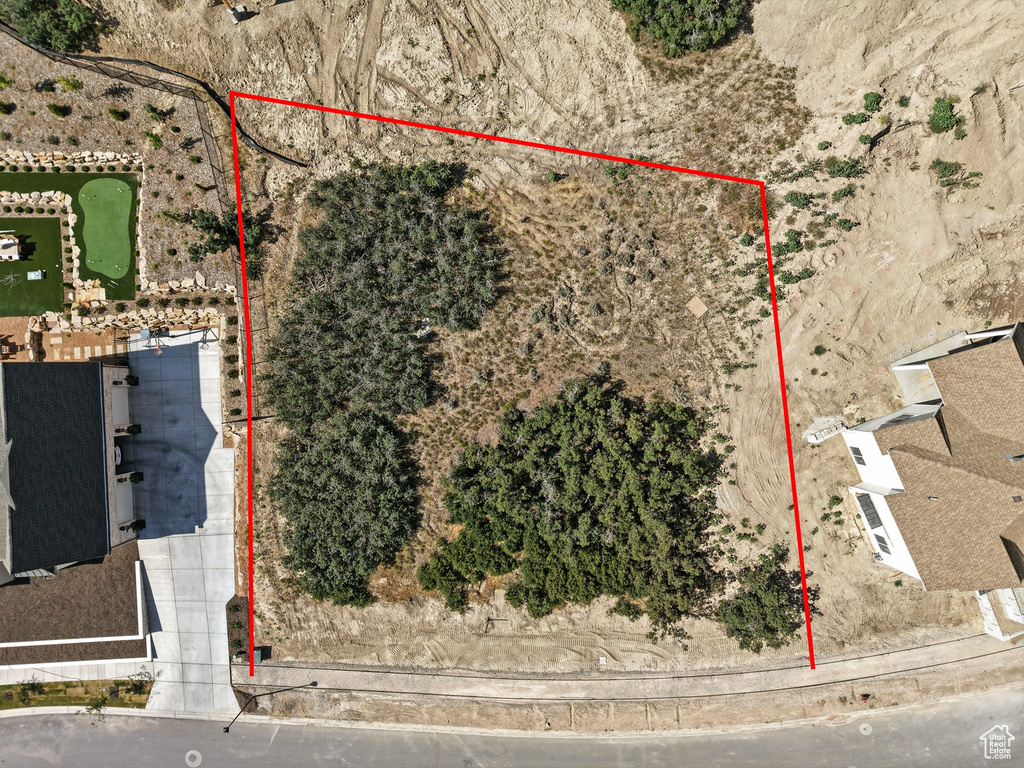 View of property location featuring property boundaries highlighted
