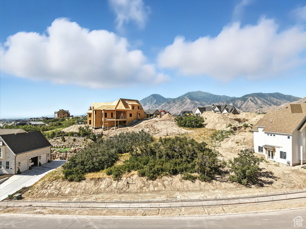 View of mountain background