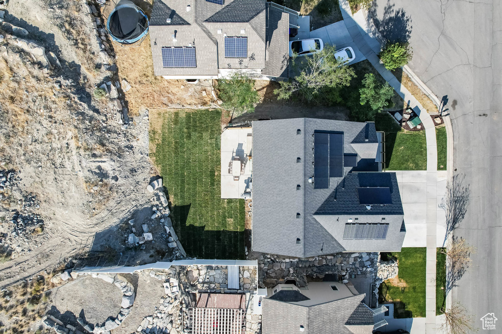 Aerial view of property's location