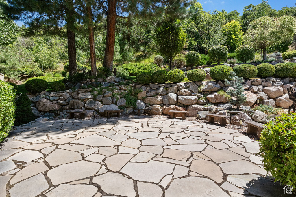 View of patio