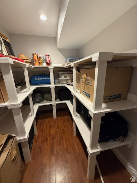 View of storage room