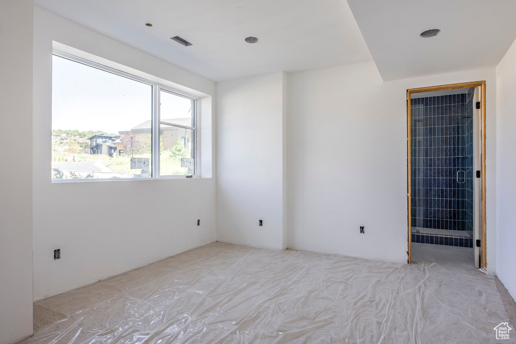 View of spare room