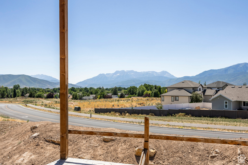 View of mountain backdrop
