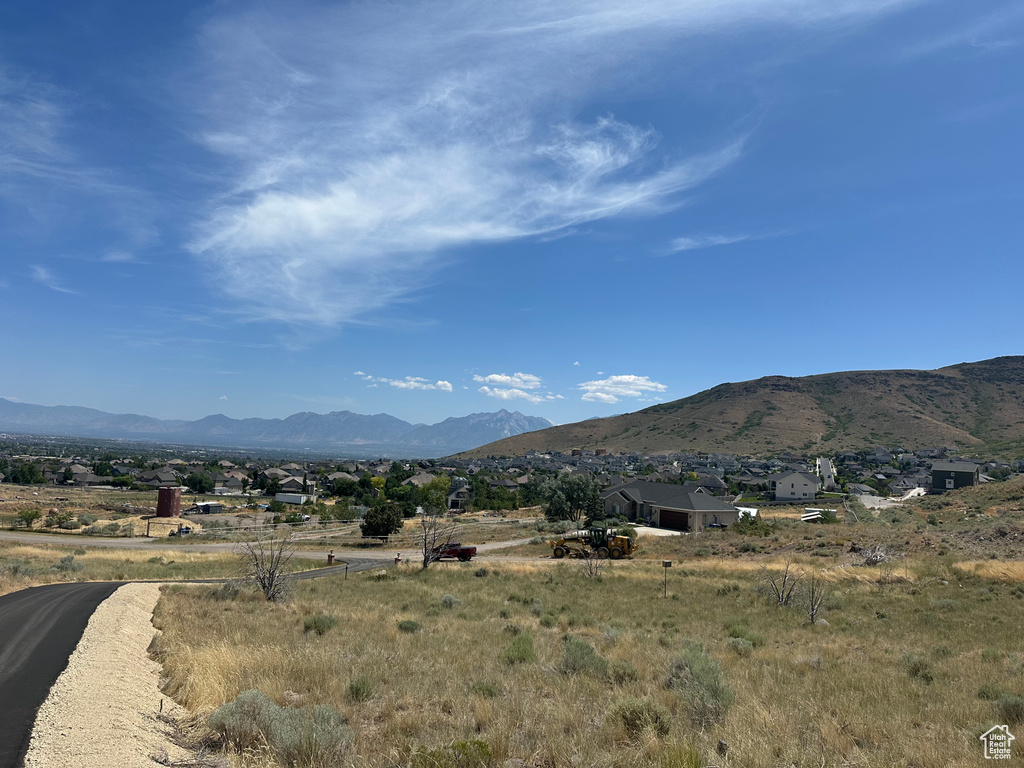 View of mountain background