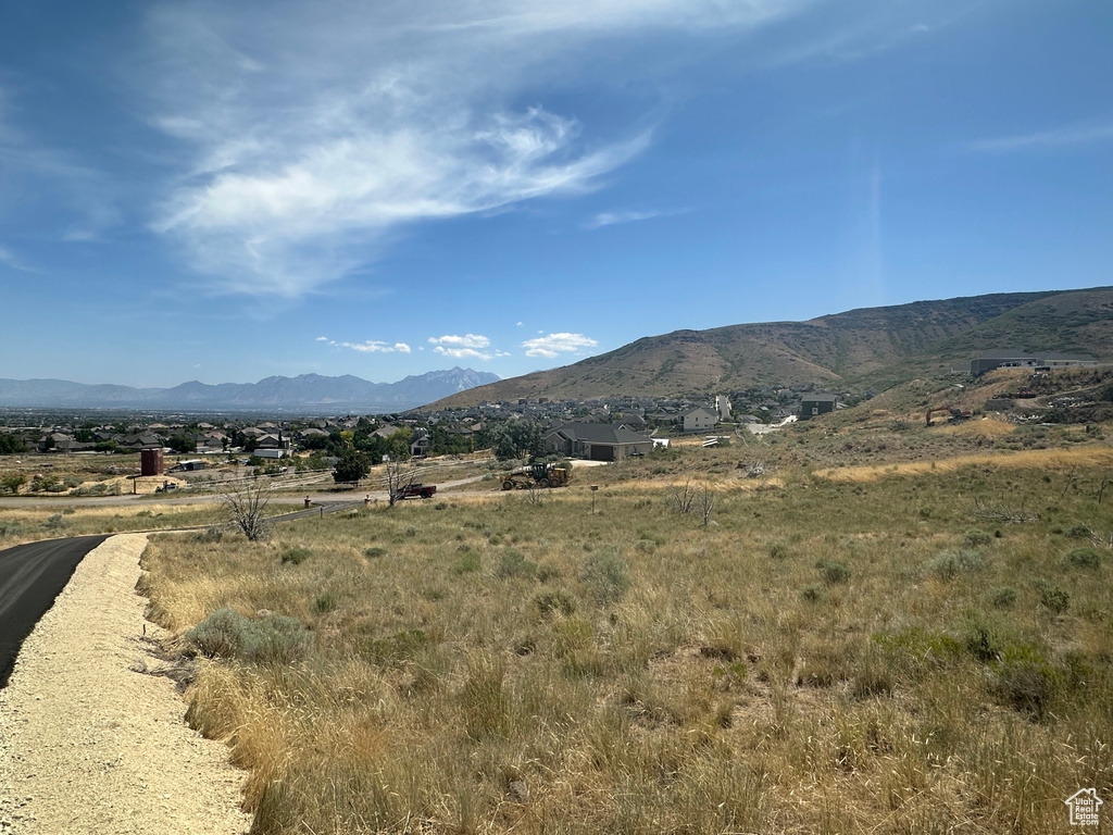 View of mountain background