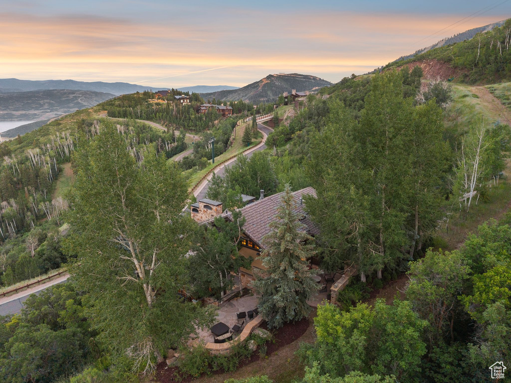 View of property location with a mountain backdrop