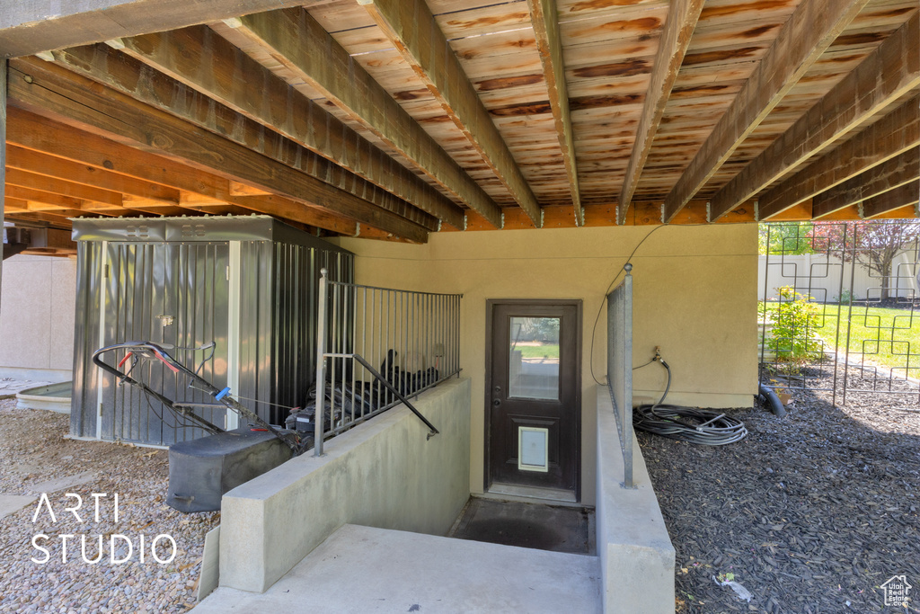 Entrance to property