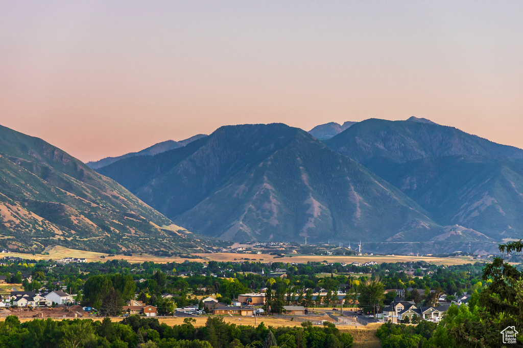 View of mountain background