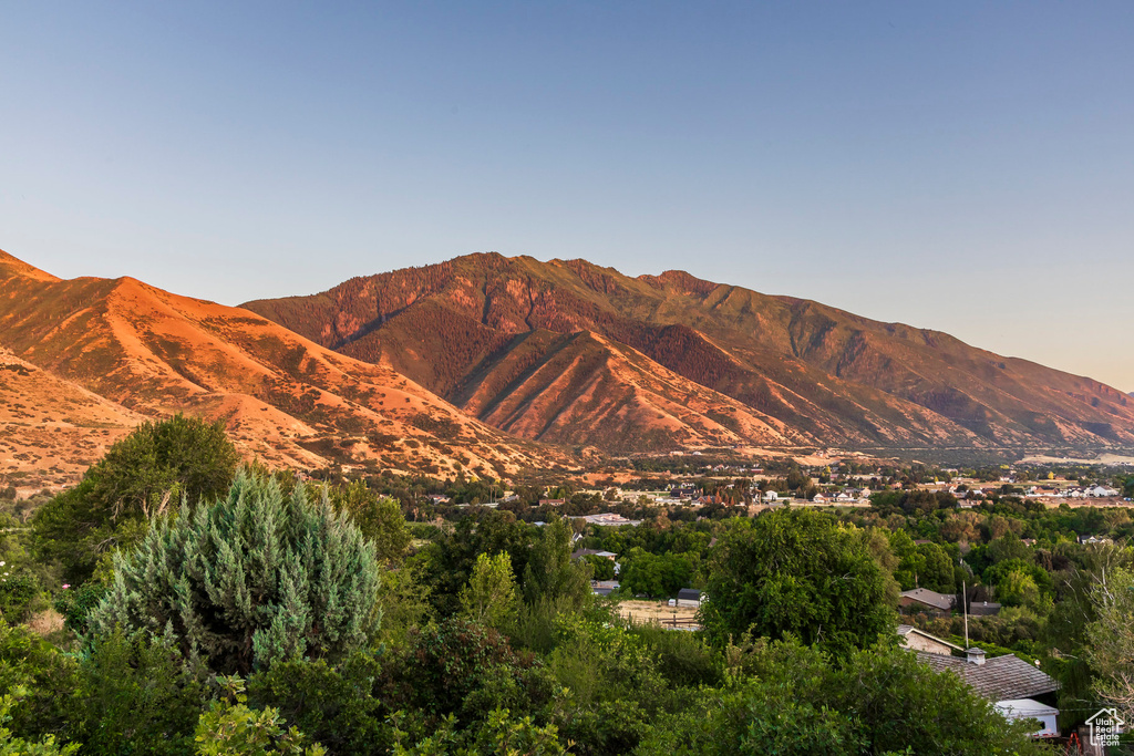 View of mountain backdrop