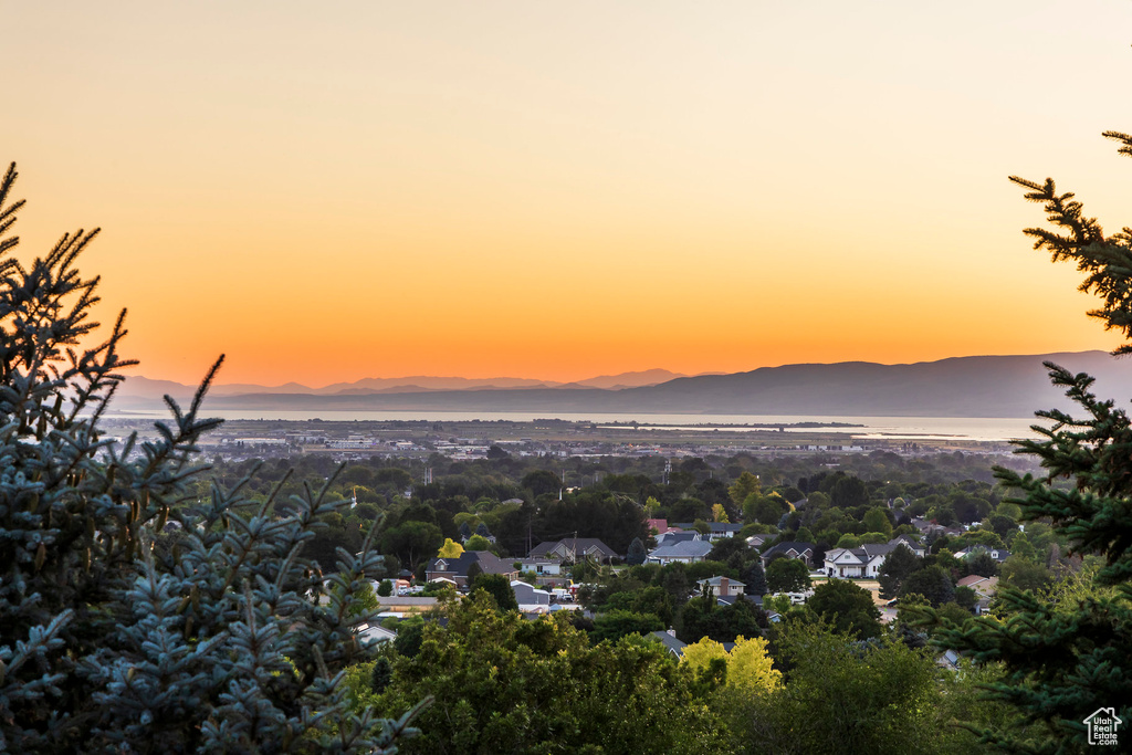 View of mountain background