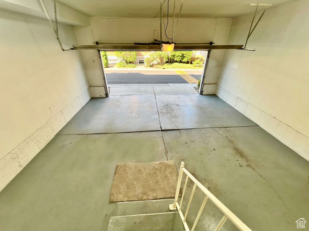 View of parking deck