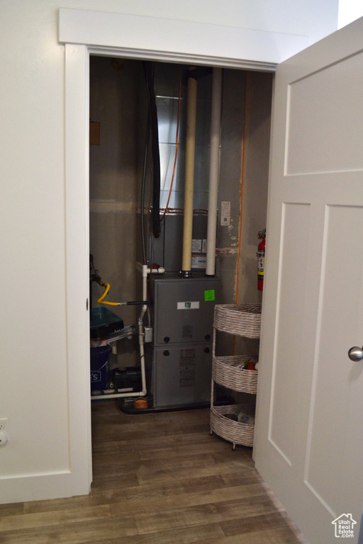 View of utility room