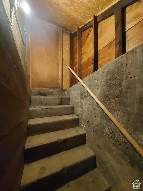 View of stairs