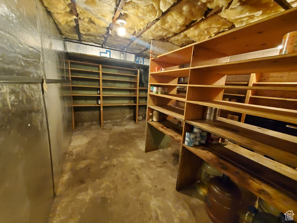 View of storage room
