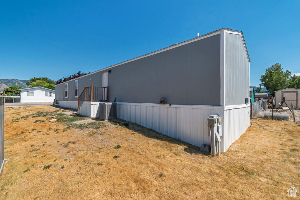 Back of property