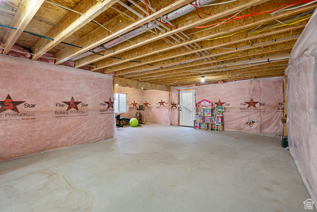 View of basement