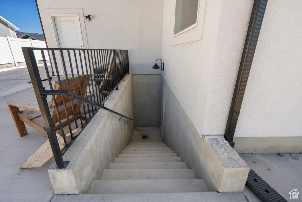 View of stairs