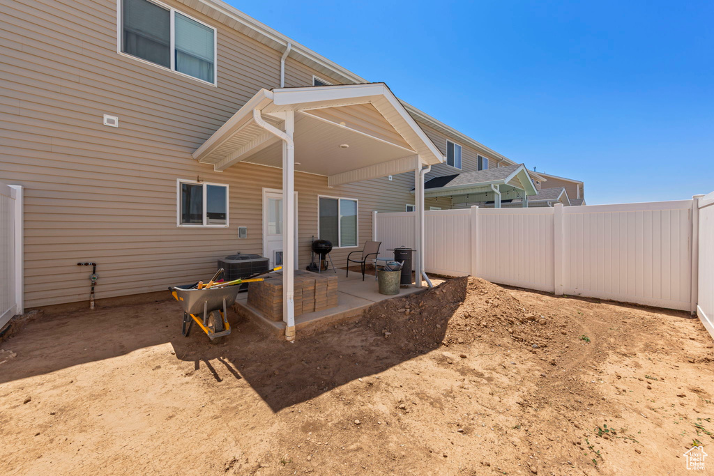 Back of house featuring a patio