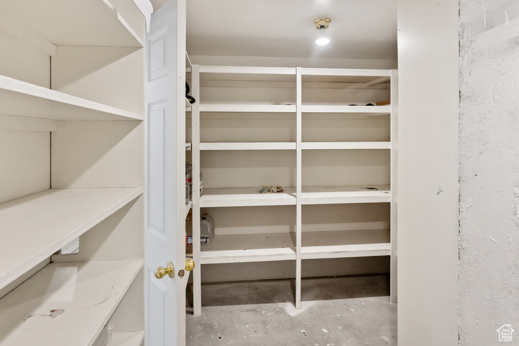 View of storage area