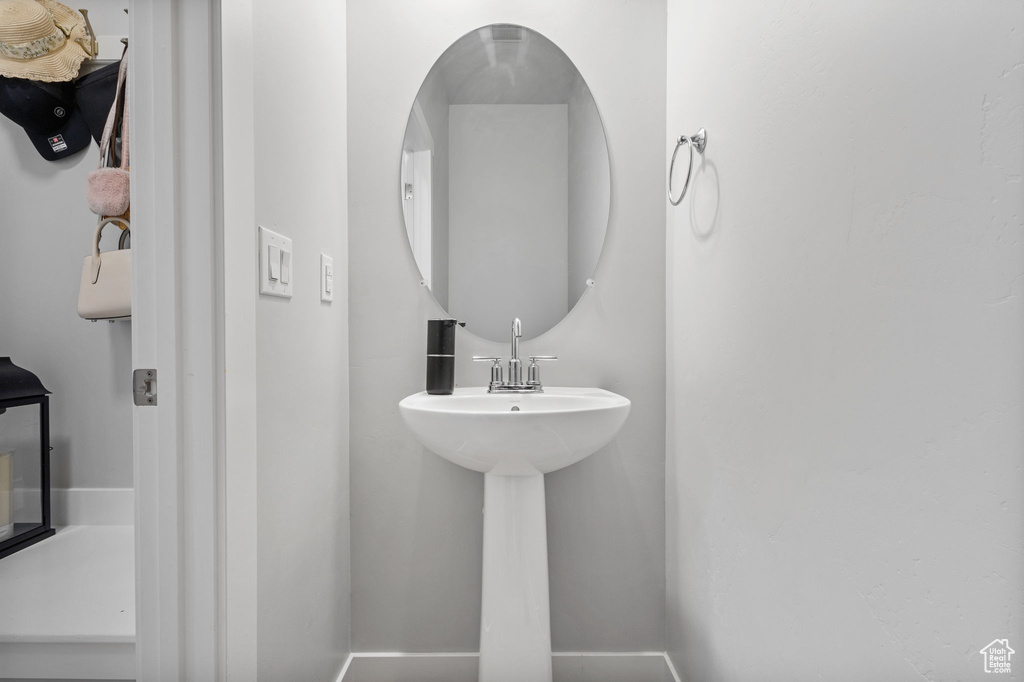 Bathroom with baseboards