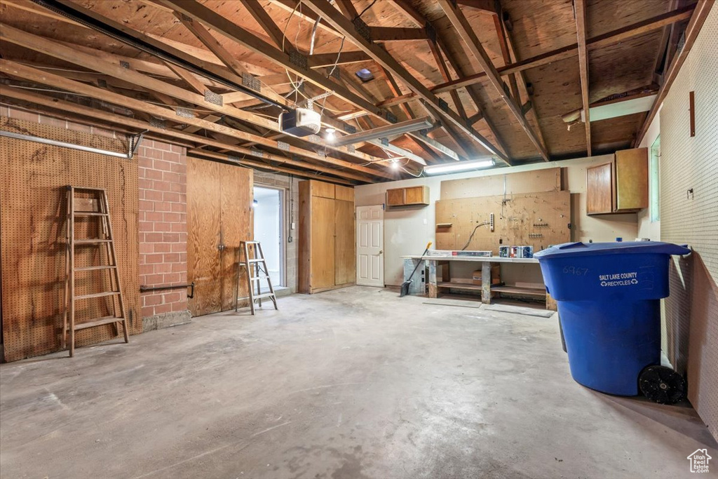 View of basement