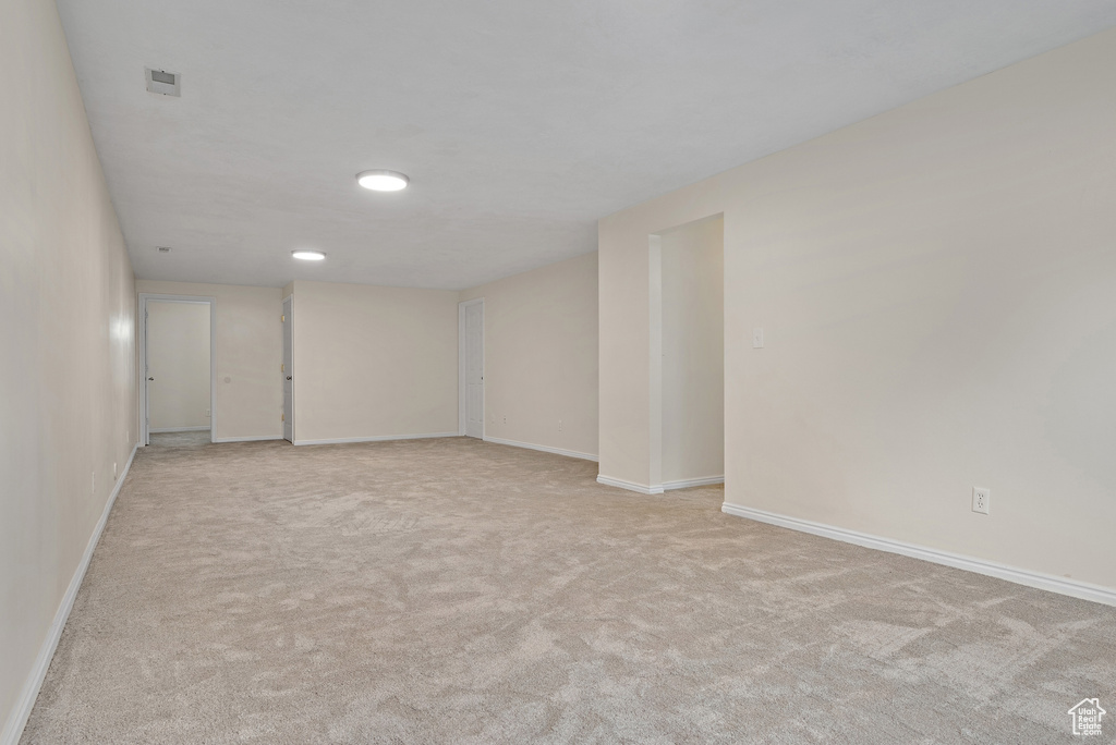 Spare room with light carpet