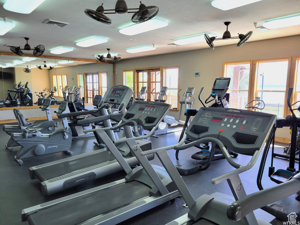 View of exercise room