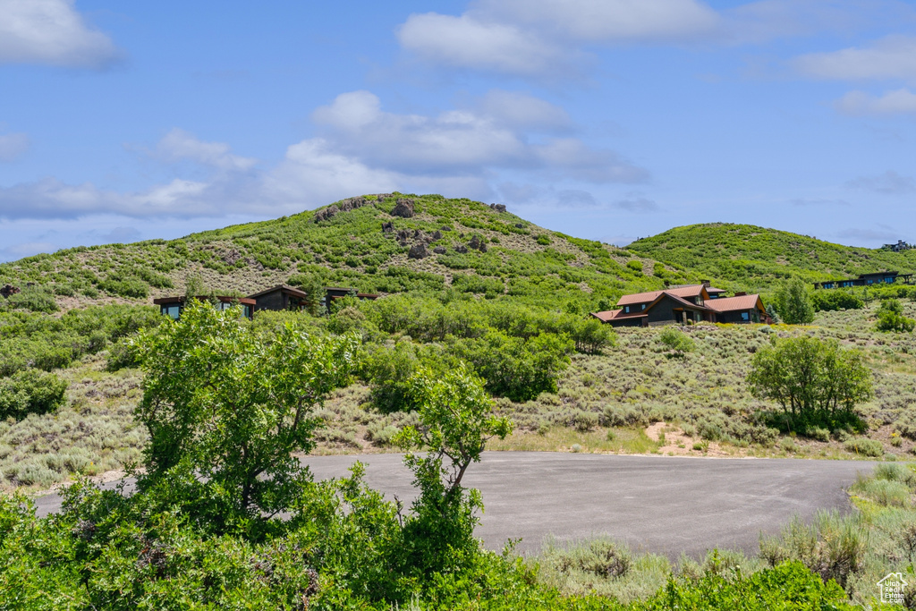 View of mountain background