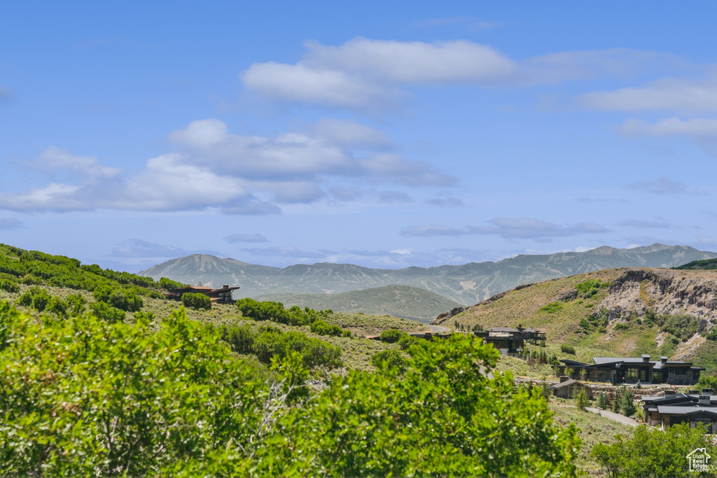 View of mountain background