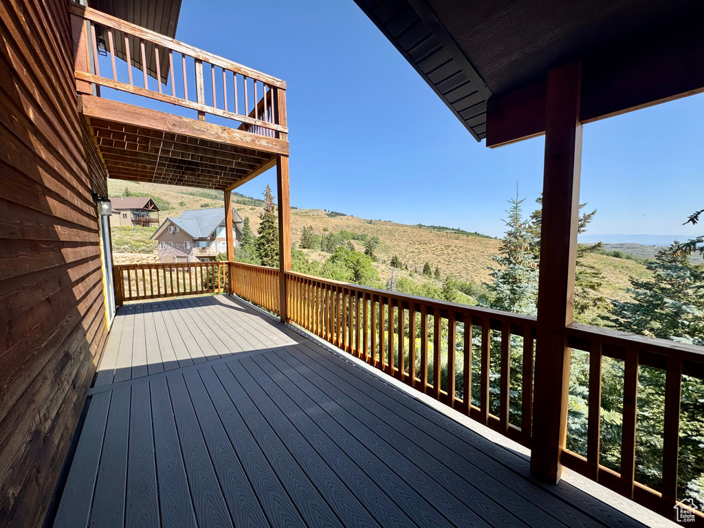 View of deck