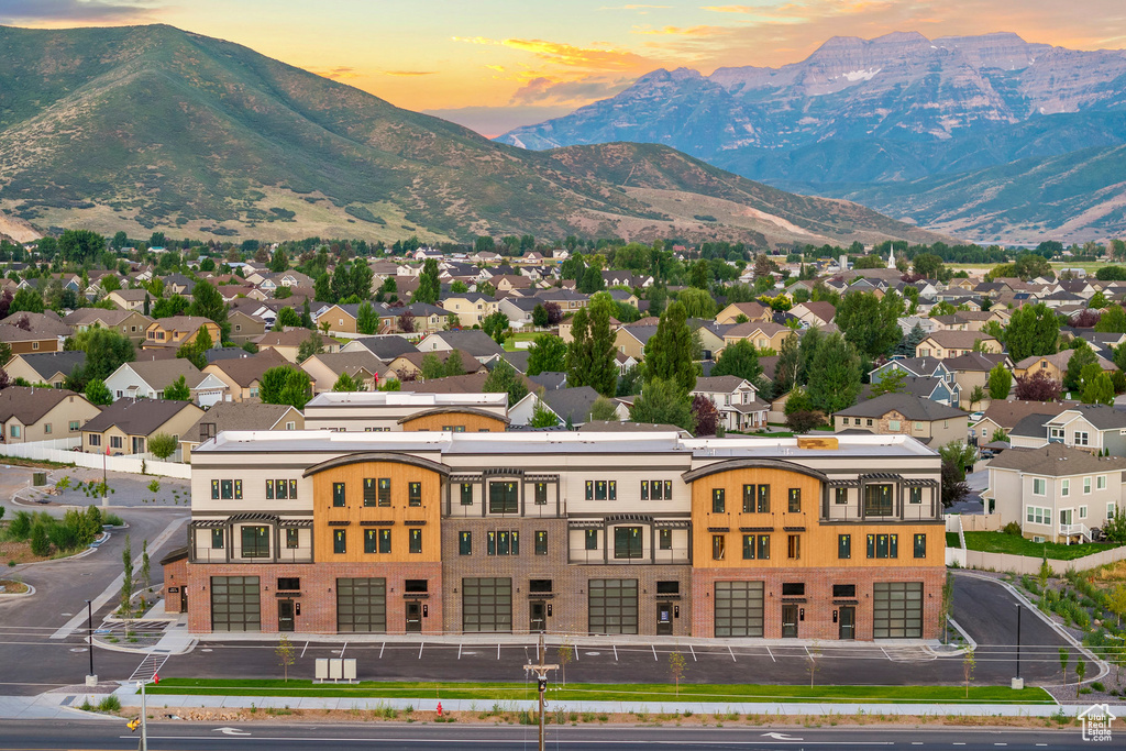 Drone / aerial view of mountains